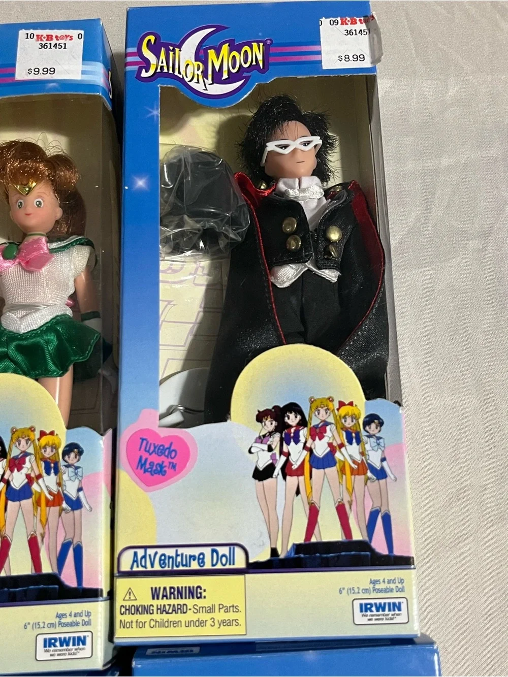 Vintage Sailor Moon Adventure Dolls Complete Set New in Box